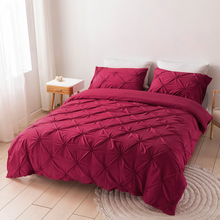 House of Hampton® Fulks Luxury Polyeaster Pinch Pleat Pintuck